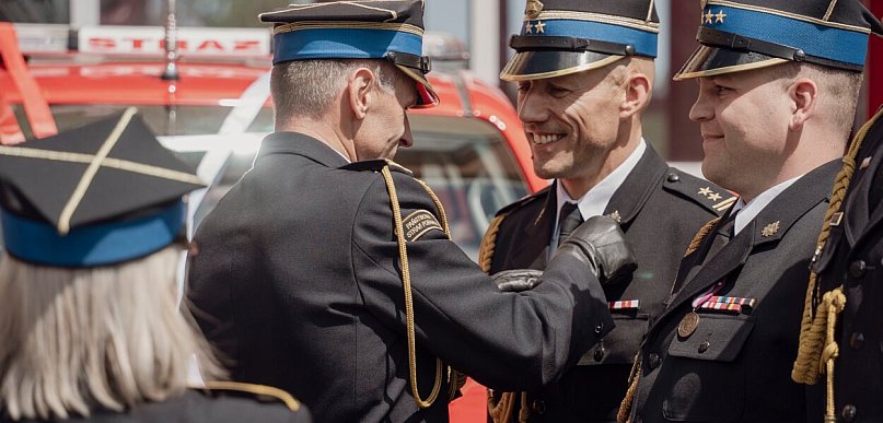 Strażacy świętowali w Pruszczu Gdańskim. Wręczono awanse i odznaczenia
