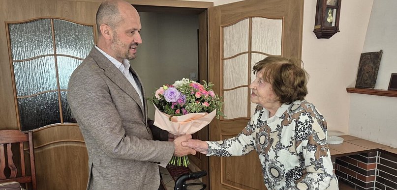 Gmina Cedry Wielkie: Pani Eleonora z Wocław obchodziła 101. urodziny