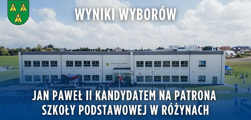 Pszczółki: Jan Paweł II kandydatem na patrona szkoły w Różynach