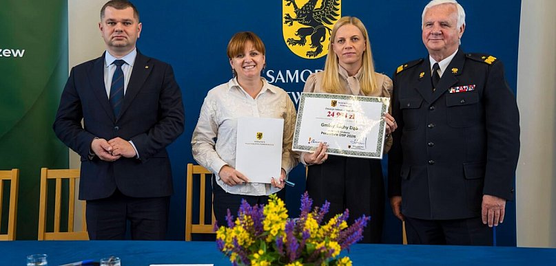 Blisko 25 tys. zł dla OSP Suchy Dąb. Strażacy wzbogacą się o nowy sprzęt