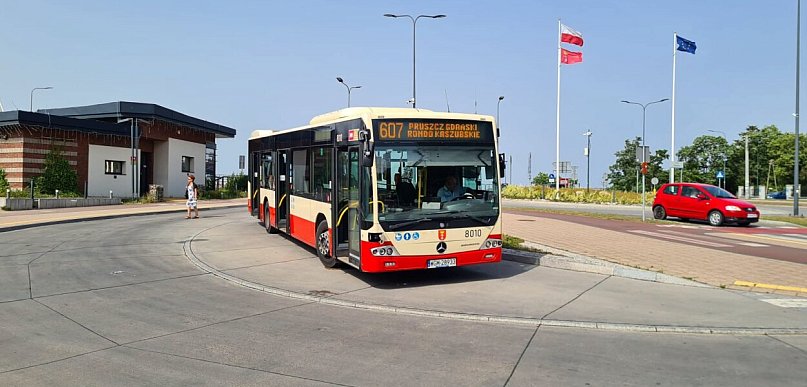 Linia 607 wraca na trasę. Z Pruszcza Gdańskiego prosto na plażę w Sobieszewie