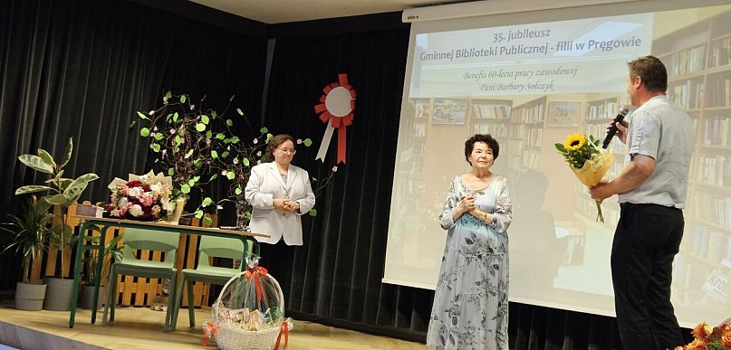 35 lat biblioteki w Pręgowie. Wyjątkowy jubileusz i 60-lecie pracy Barbary Sołczyk