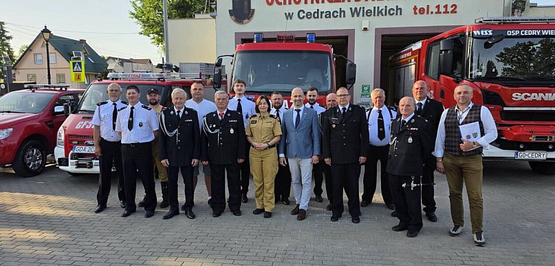 Nowe władze Związku OSP RP w gminie Cedry Wielkie
