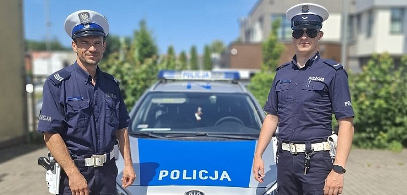 Pruszcz Gdański: Policjanci eskortowali rannego 20-latka do szpitala
