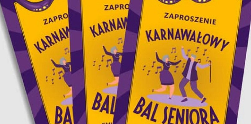Karnawałowy Bal Seniora w gminie Pruszcz Gdański – zaproszenia już do odbioru! - 23788