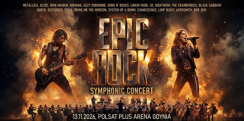 Rock spotyka orkiestrę – przed nami EPIC ROCK: Symphonic Concert w Gdyni