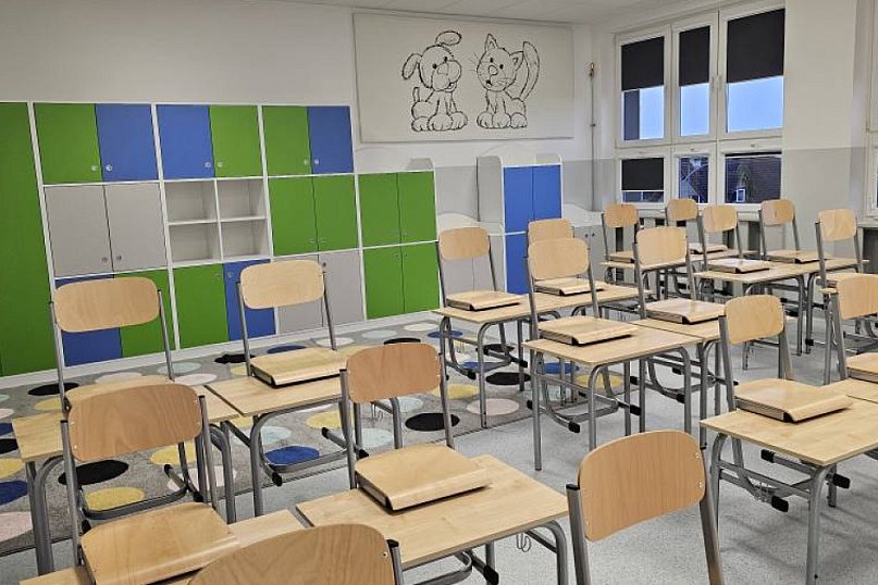 Wakacyjny remont w SP nr 4 w Pruszczu Gdańskim