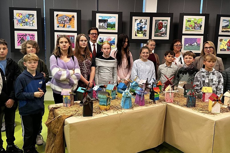 „Żuławy Oczami Dzieci” – wystawa w Mediatece w Straszynie