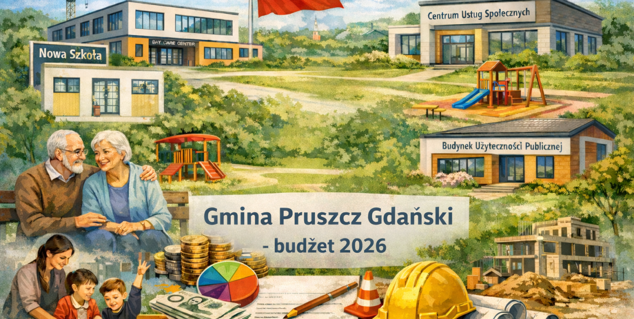 Od seniorów po uczniów. Gmina Pruszcz Gdański planuje ważne inwestycje społeczne