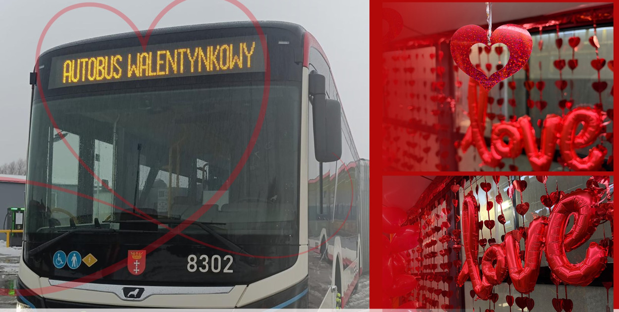 Walentynkowy Autobus wyjedzie na ulice Pruszcza Gdańskiego
