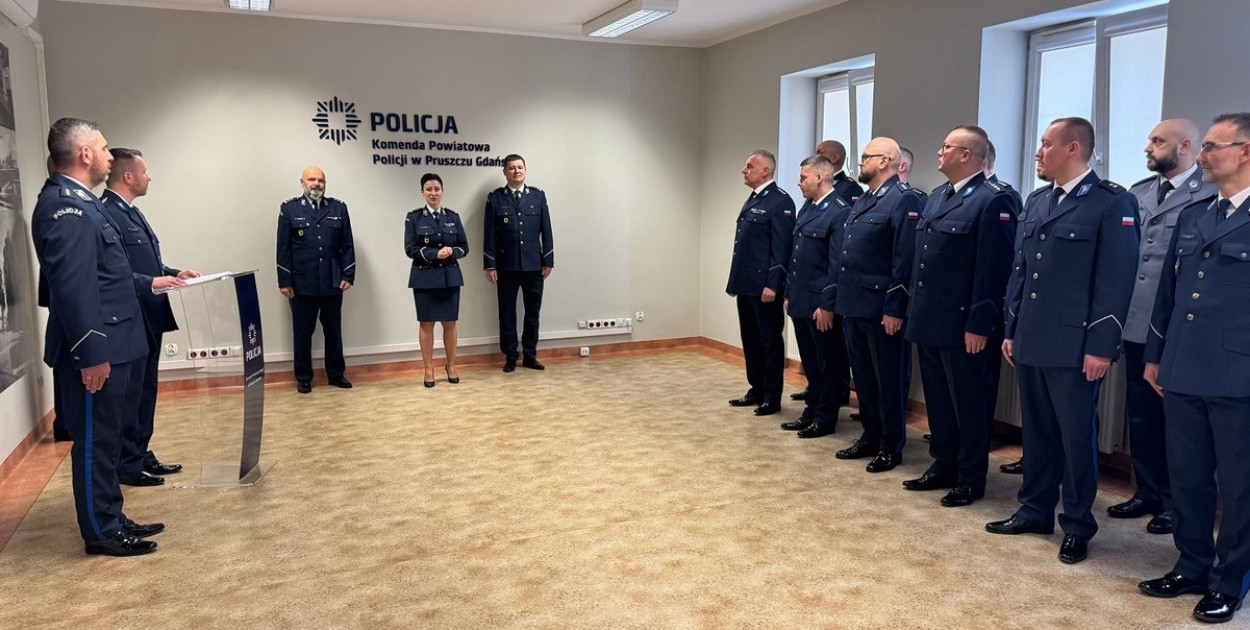 Pruszcz Gdański: Mł. insp. Krzysztof Marczak nowym komendantem policji