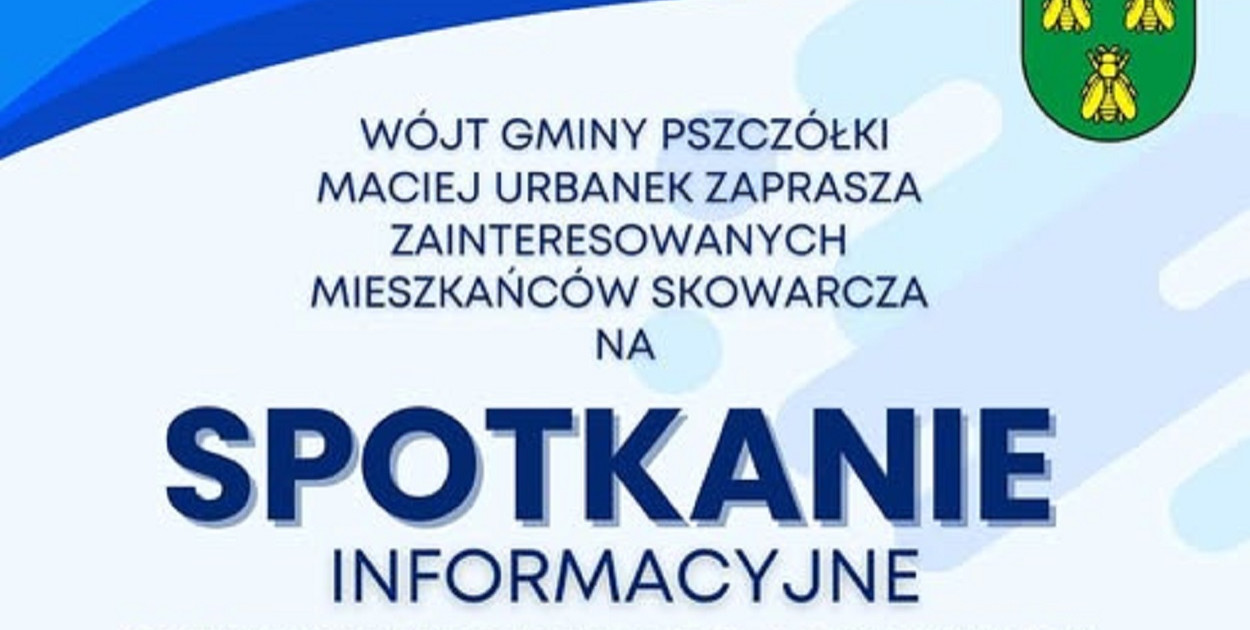 Spotkanie w sprawie przebudowy ulic Modrzewiowej i Topolowej w Skowarczu