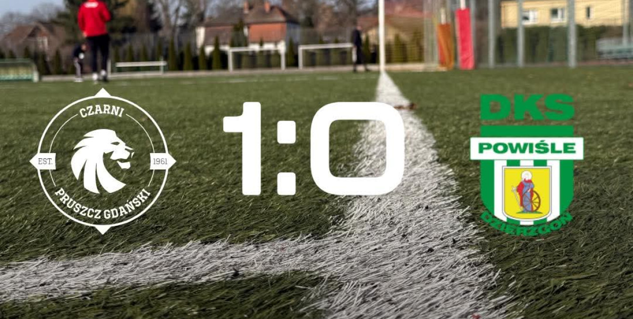 Pruszcz Gdański: Zwycięstwo Czarnych na początek rundy wiosennej