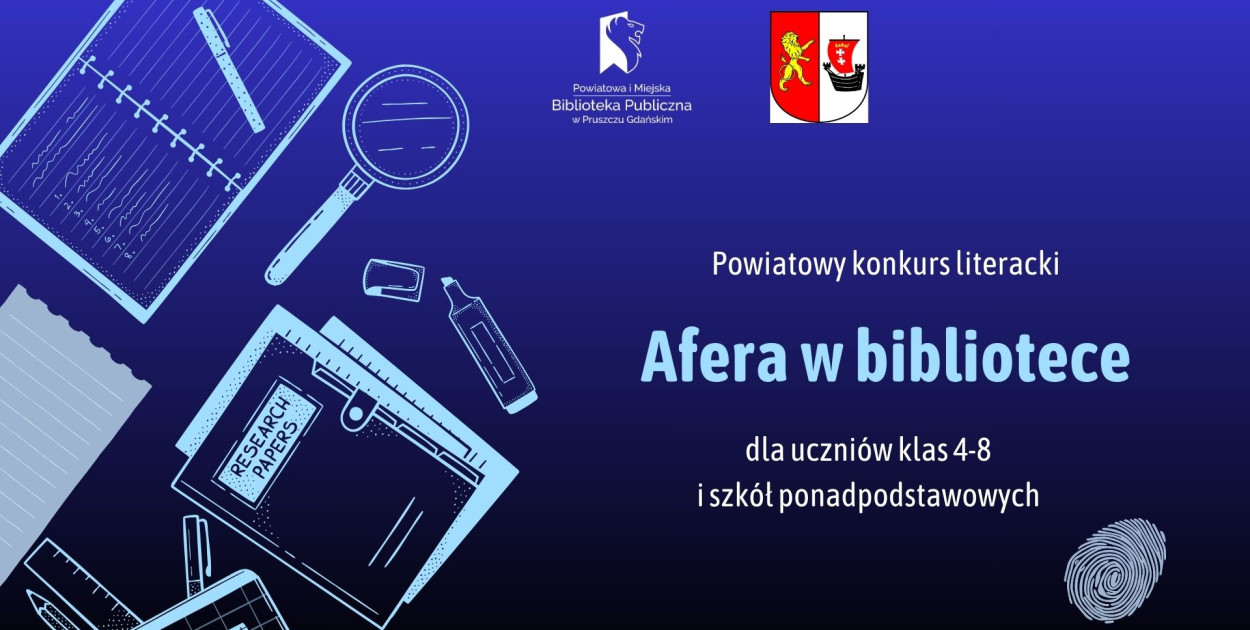 Pruszcz Gdański: Będzie "Afera w bibliotece". Rusza literacki konkurs