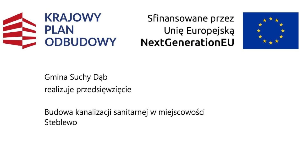 Nowa kanalizacja w Steblewie. Ważna inwestycja w gminie Suchy Dąb