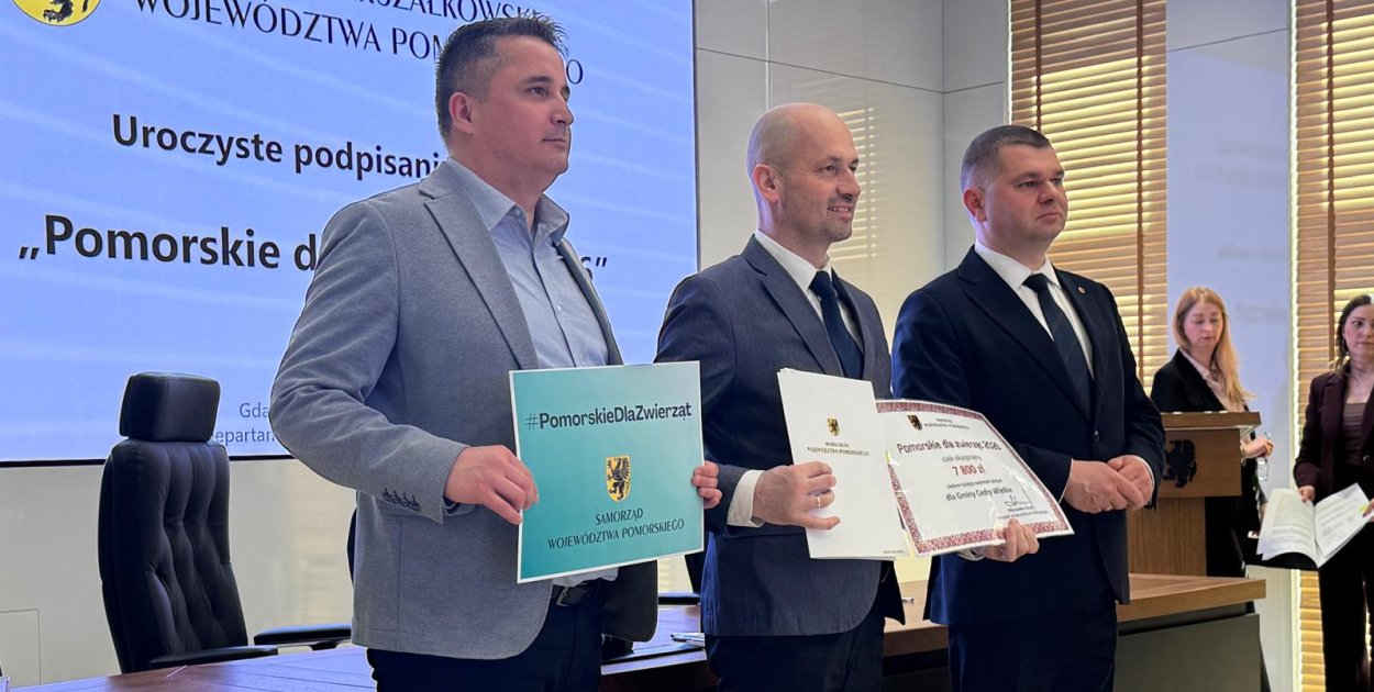 „Pomorskie dla zwierząt” w Cedrach Wielkich. Start pilotażowego programu