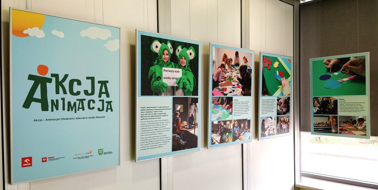 Gmina Pruszcz Gdański: „Akcja–Animacje!” - filmowa wystawa w Mediatece