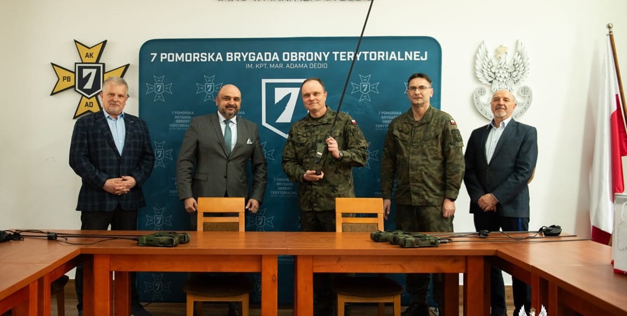 Nowoczesne radiostacje dla 7 Pomorskiej Brygady OT